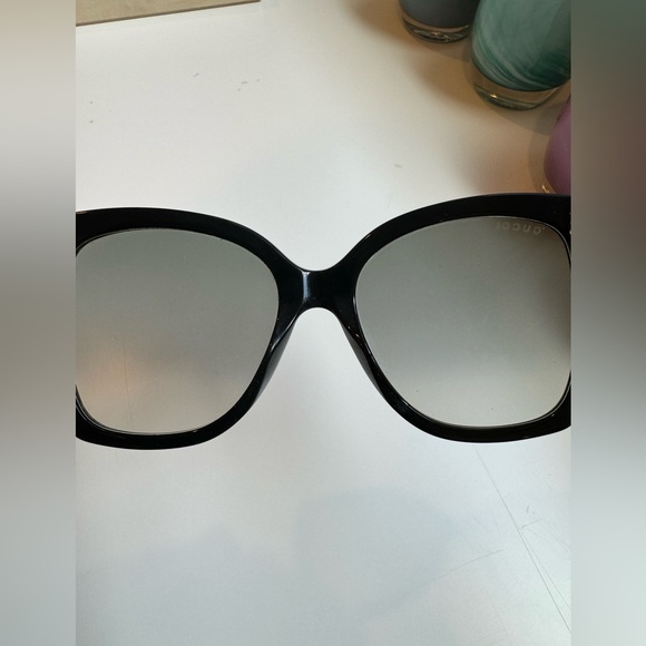 Gucci Square Acetate Sunglasses- Black - Picture 9 of 10